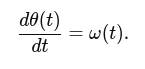 Derivation of orientation