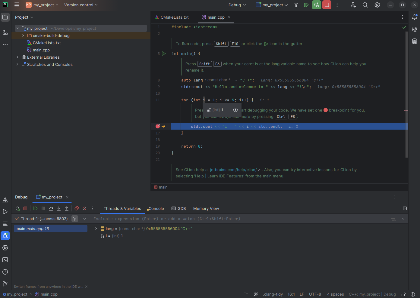 IDE description